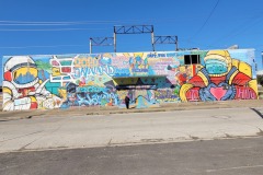 Graffiti building, Houston